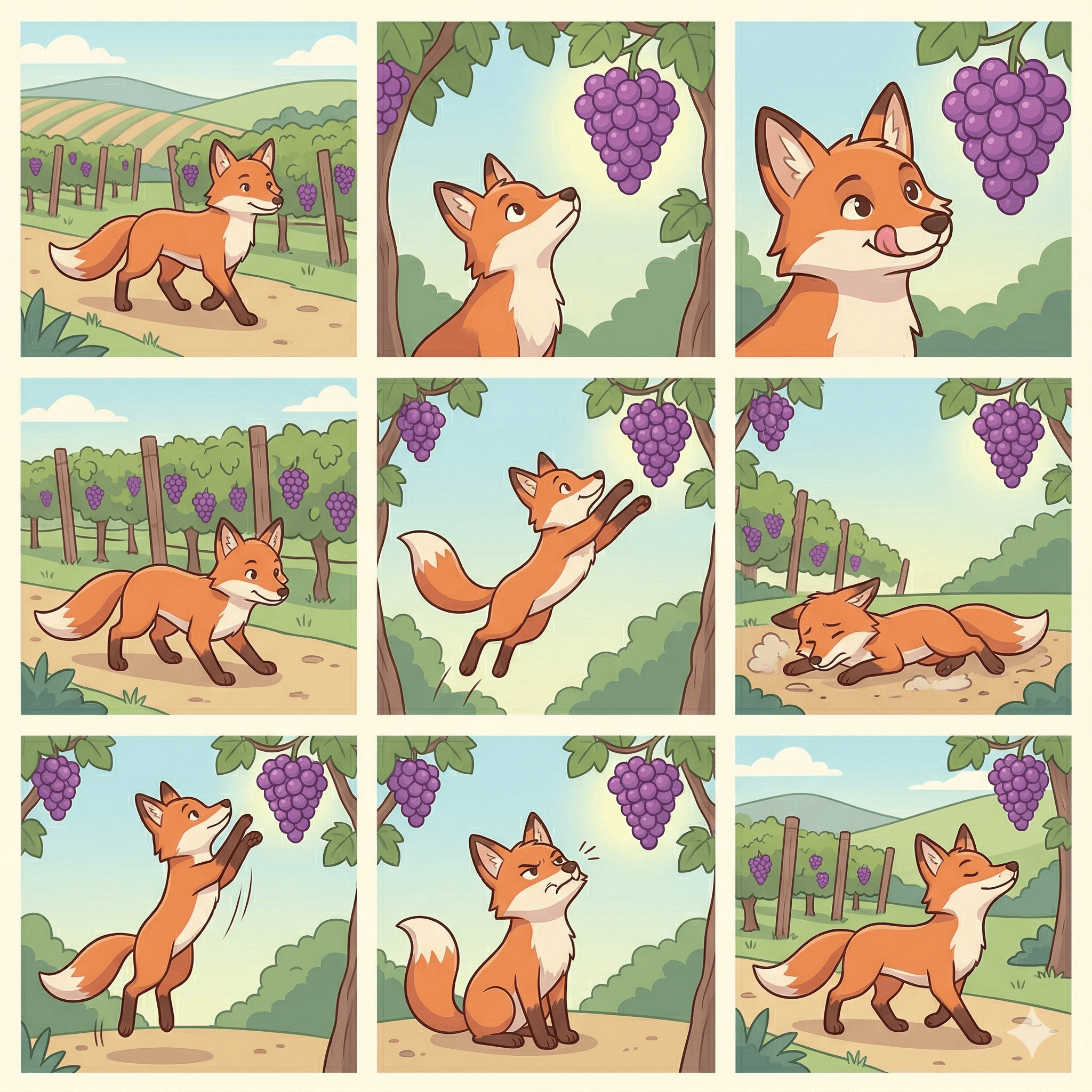 The Fox and the Grapes