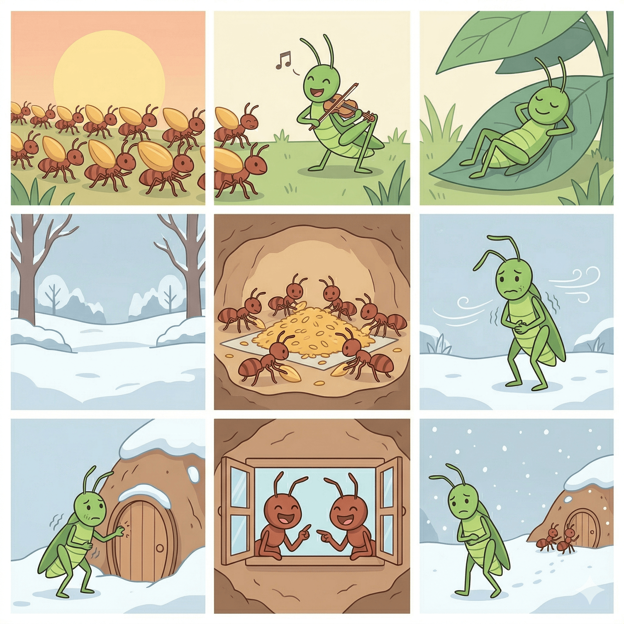 The Ants and the Grasshopper