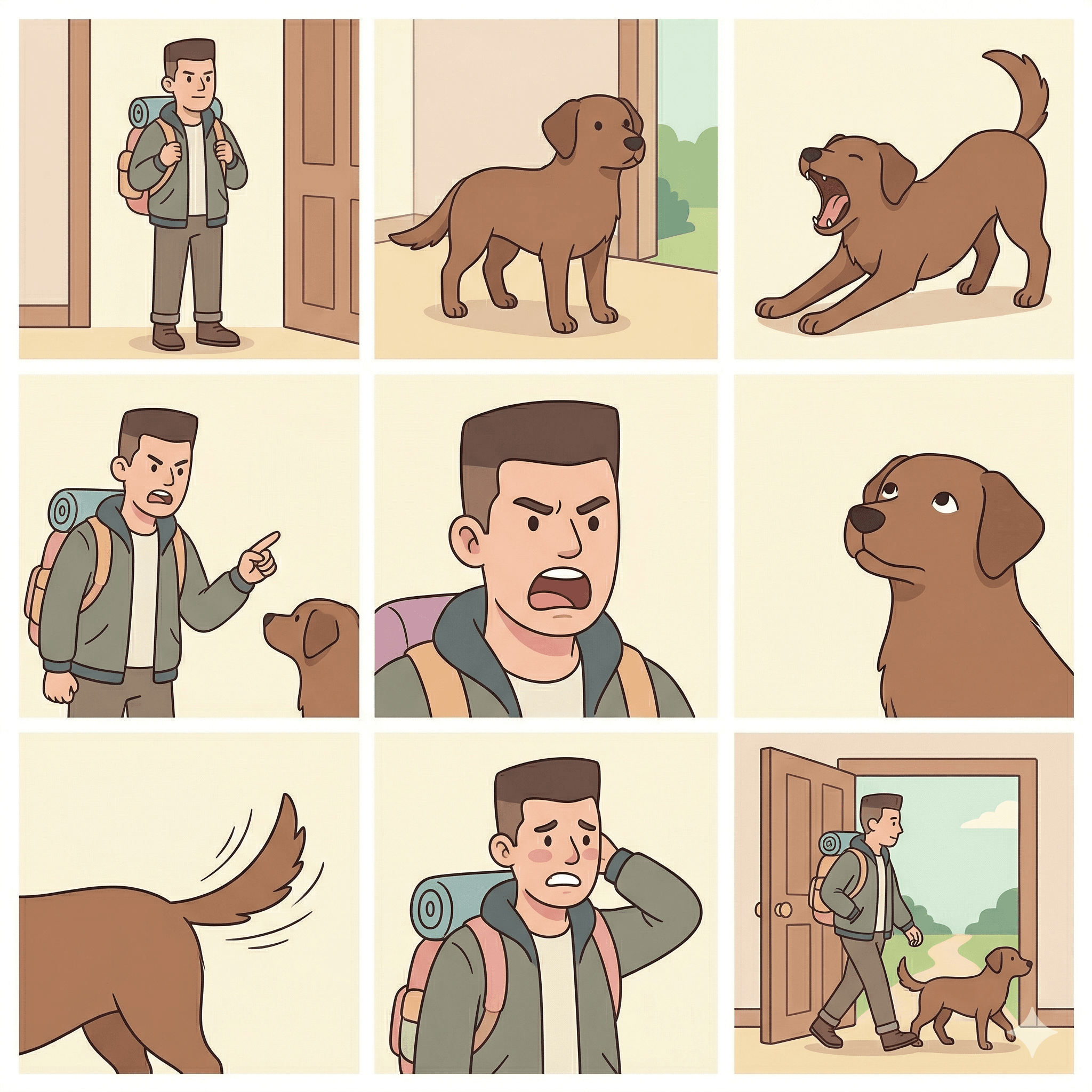 The Traveler and His Dog